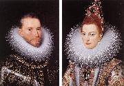 POURBUS, Frans the Younger Archdukes Albert and Isabella khnk oil painting on canvas